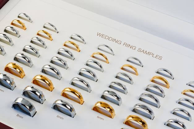 Men's Wedding Ring Sizes Chart